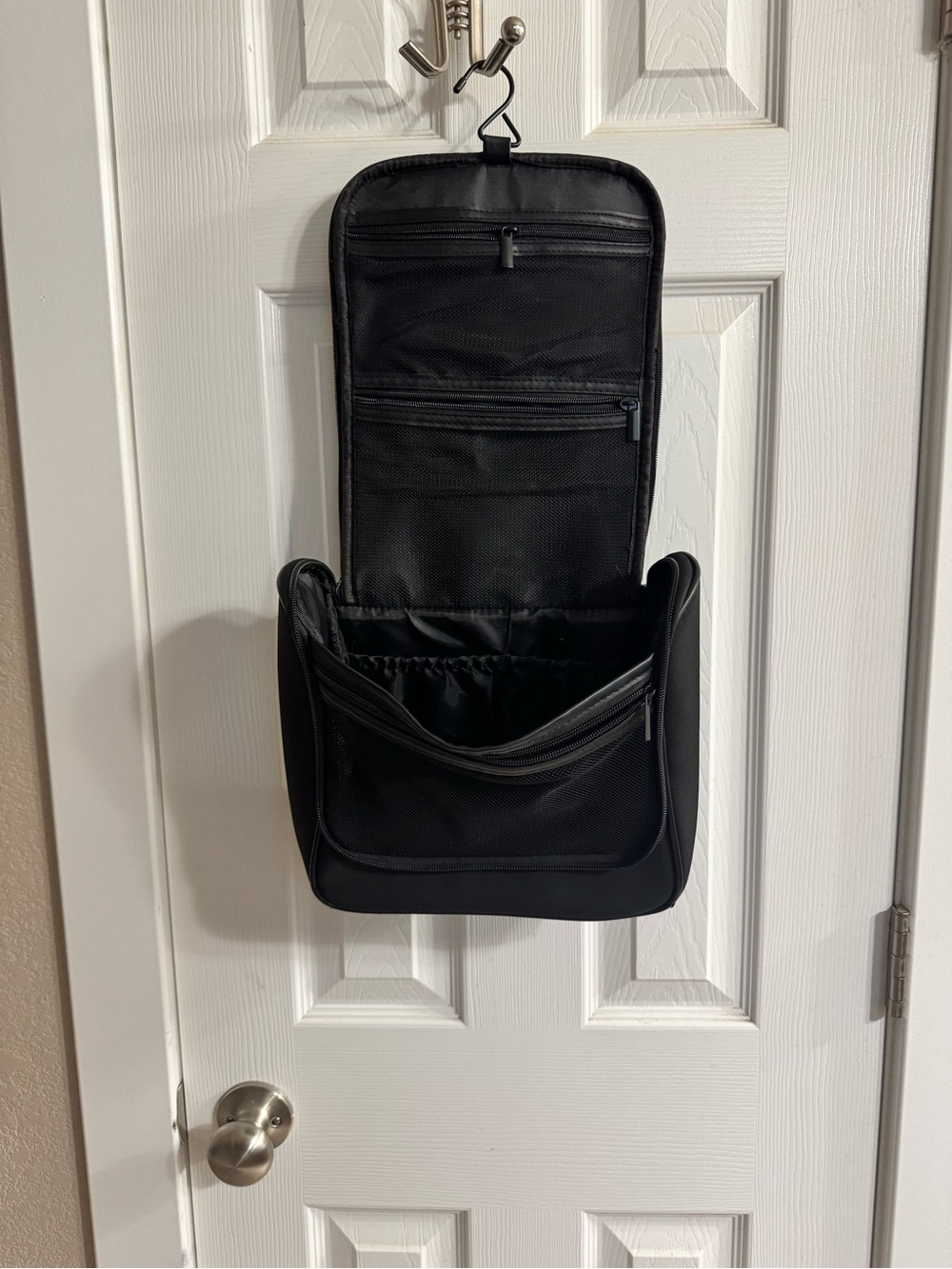 Joan & David Black Hanging Toiletry Bag - Picture 10 of 10